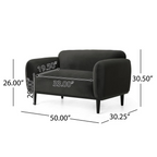 Alba Tufted Loveseat