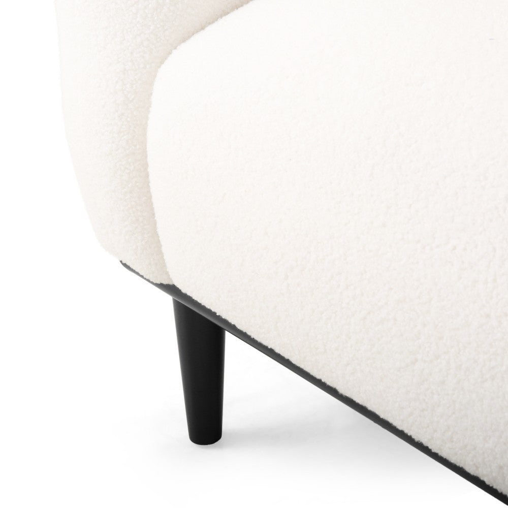Alba Tufted Loveseat, side profile