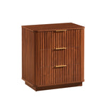 Thorne nightstand with the drawers open
