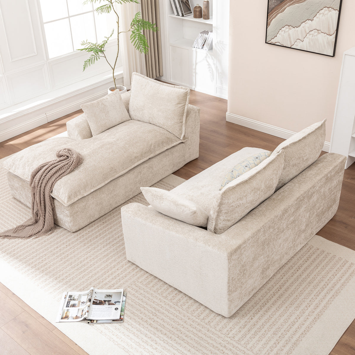 Lorne Modular Sectional, angled view