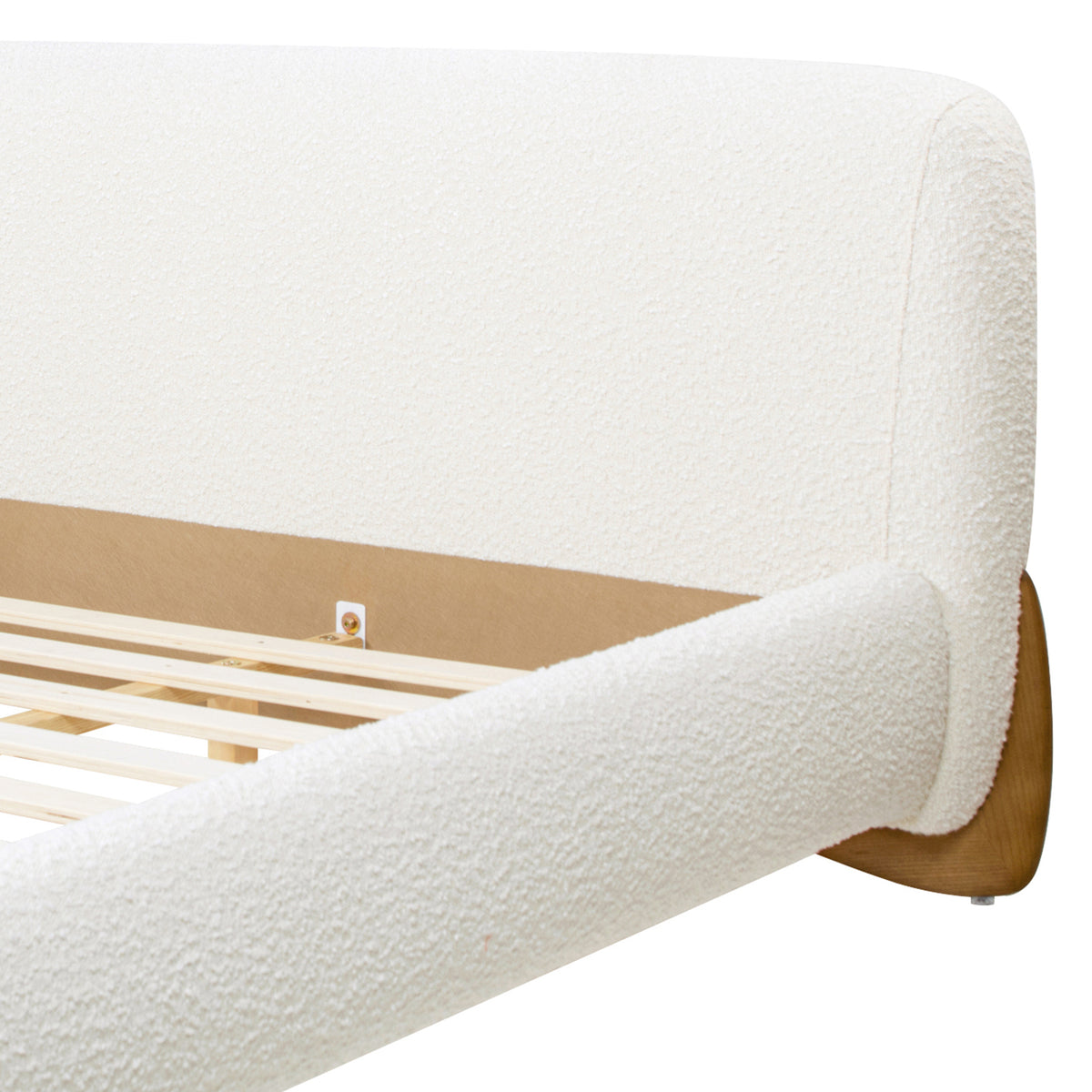 Tenby platform bed in a bedroom setting