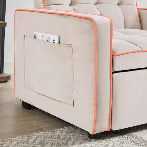 Pemberton chair bed velvet upholstery detail
