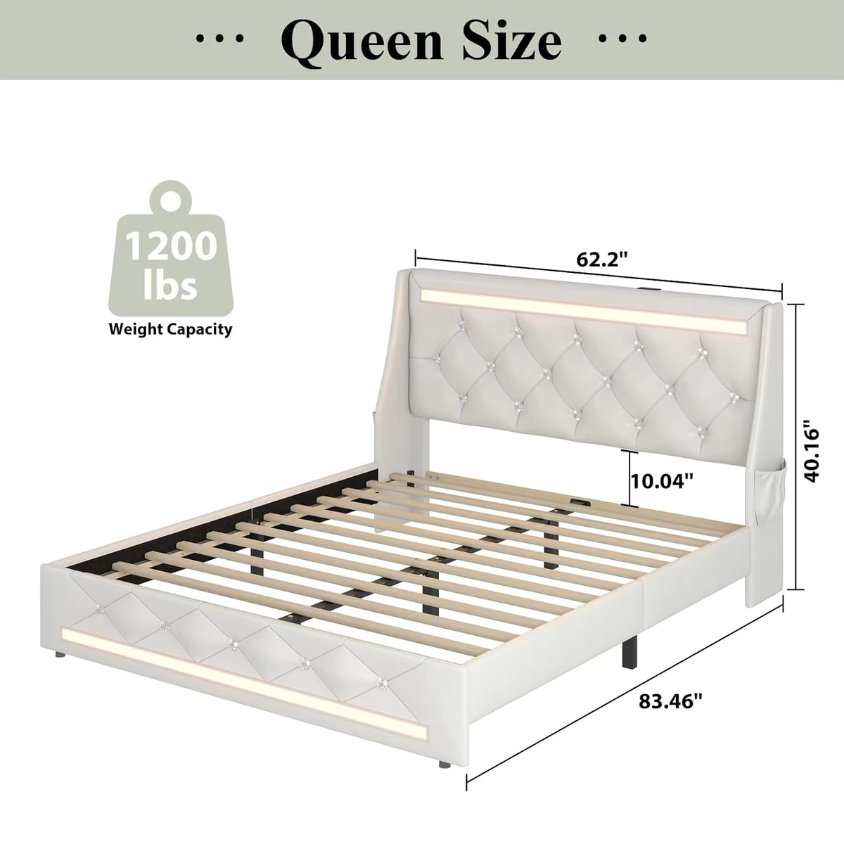 Aldeburgh LED Platform Bed