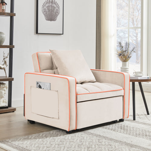 Pemberton chair bed shown part reclined