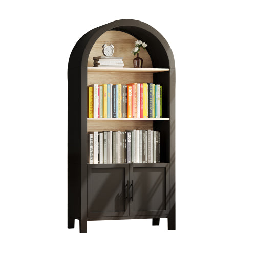 Cavill arched bookcase side profile