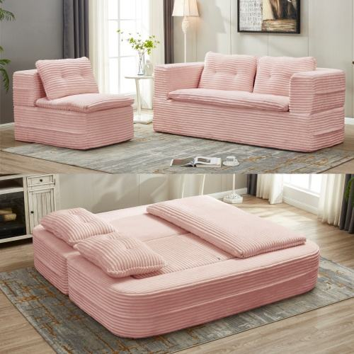 Ilkley Floor Sofa Bed with Chaise