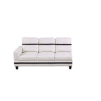 Jesmond sectional in white, seen from above showing the L-shaped plan
