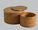 Zeller storage coffee table side profile