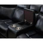 Larkin sectional wood leg detail