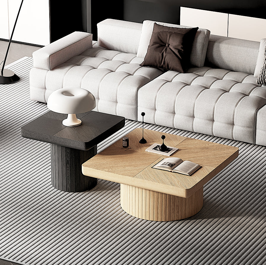 Varen nesting coffee tables seen from above