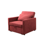 Pelham chair folded out flat as a single bed