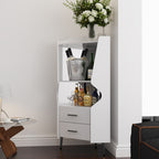 Wrexham bar cabinet drawers open