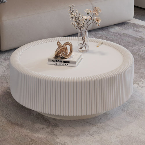 Ardenne coffee table with the hidden storage open