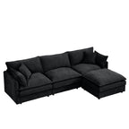 Bracken Modular Sofa Bed, chenille texture