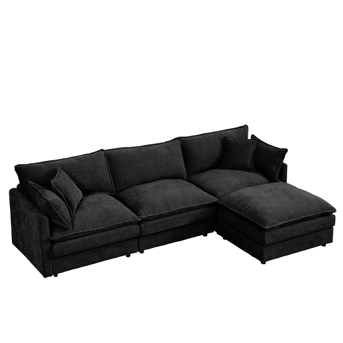 Bracken Modular Sofa Bed, chenille texture