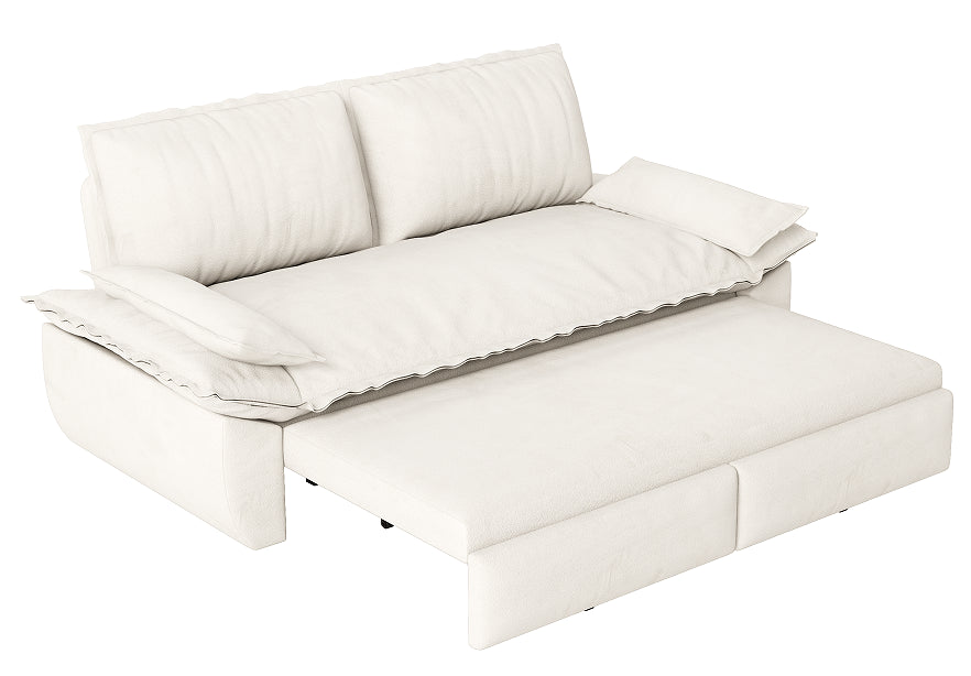 Quiron convertible sleeper sofa in a living room
