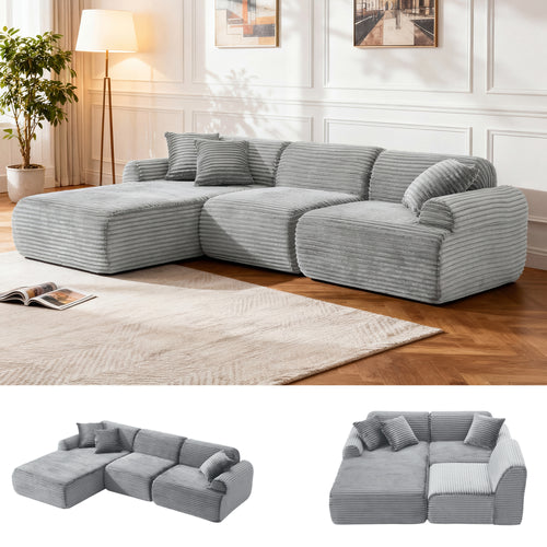 Auren Modular Sectional, angled view