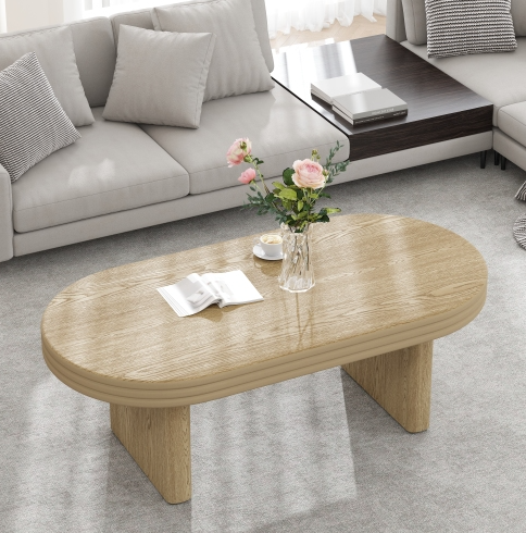 Oriel Fluted Coffee Table