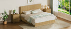 Rossall bed shown in the walnut finish