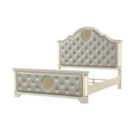 Varenna five piece bedroom set shown in a bedroom