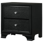 Tyneham nightstand faceted pulls detail