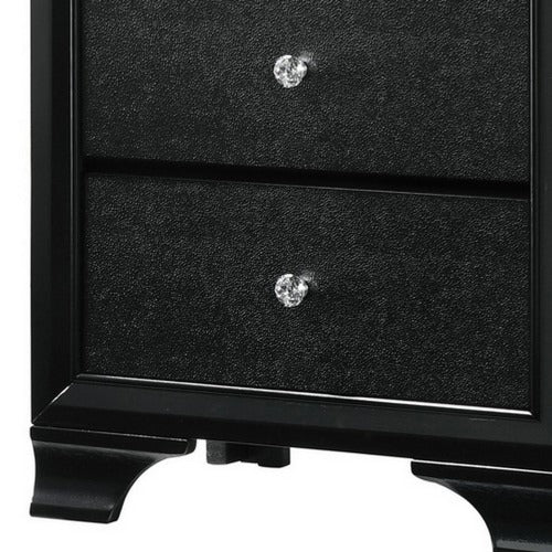Tyneham nightstand textured drawer front detail