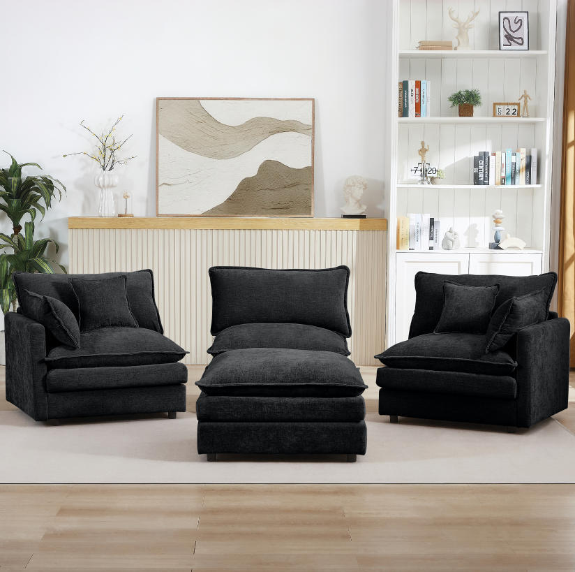 Bracken Modular Sofa Bed, angled view