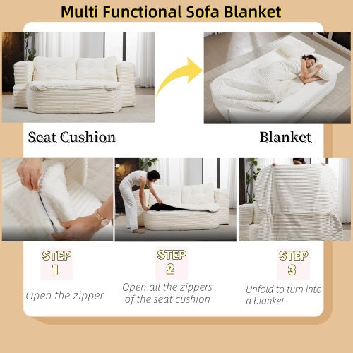 Orta floor sofa bed in a living room