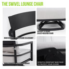 Studland lounge chair welded aluminium frame detail