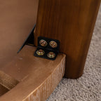 Perrin coffee table tapered leg detail