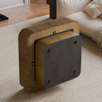 Zola square coffee table side profile