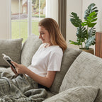 Otto Chenille Sectional, chenille texture detail