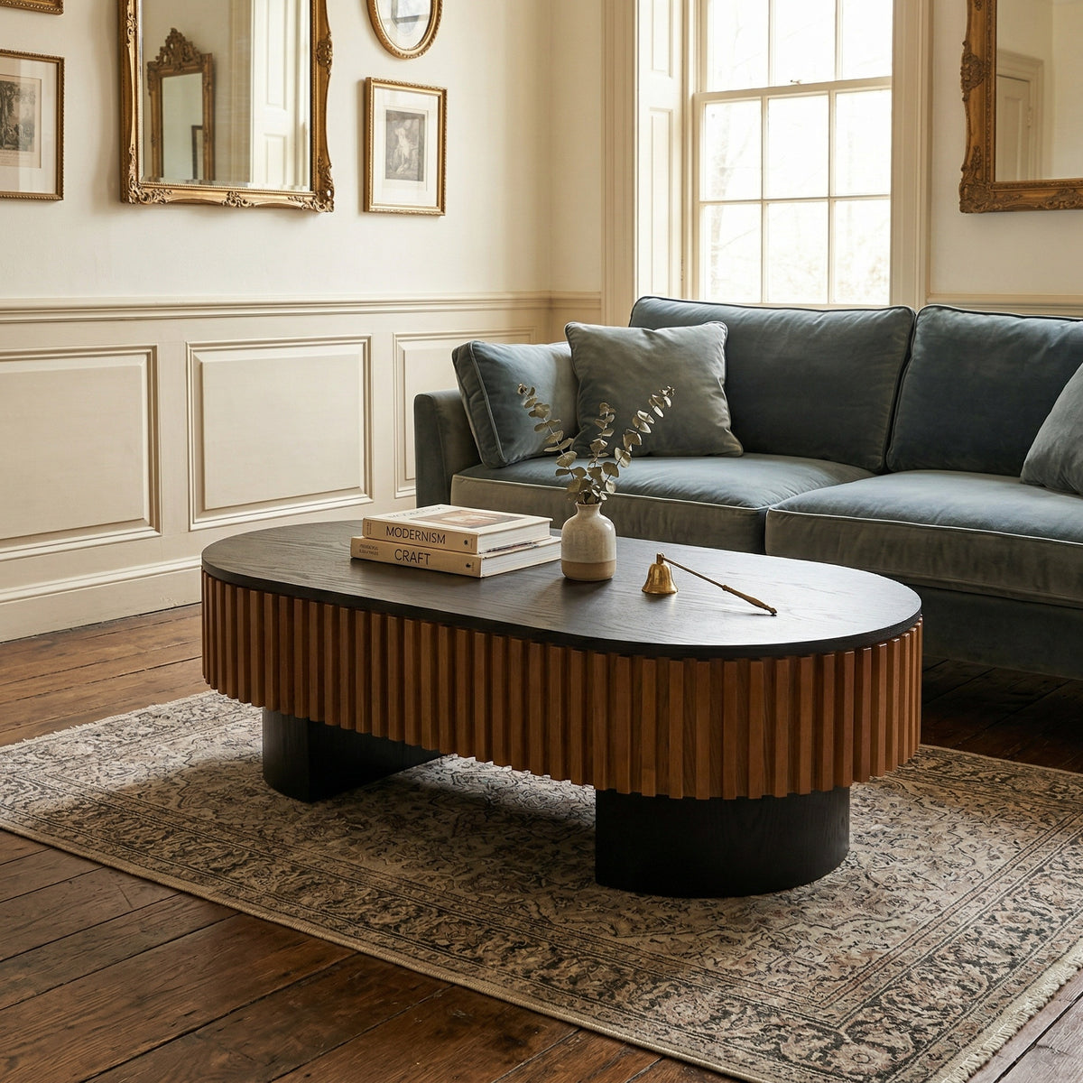 Riva coffee table edge and surface detail