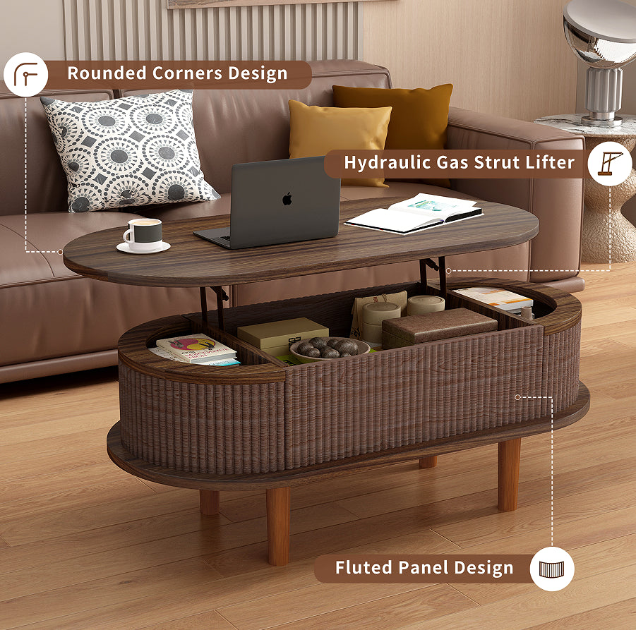 Esher coffee table seen from above