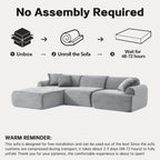 Auren Modular Sectional, upholstery texture