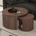 Mirren nesting tables pulled apart side by side