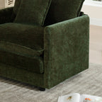 Novara Chenille Sofa Set, both units arranged