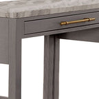 Stanmore dining table metal leg detail