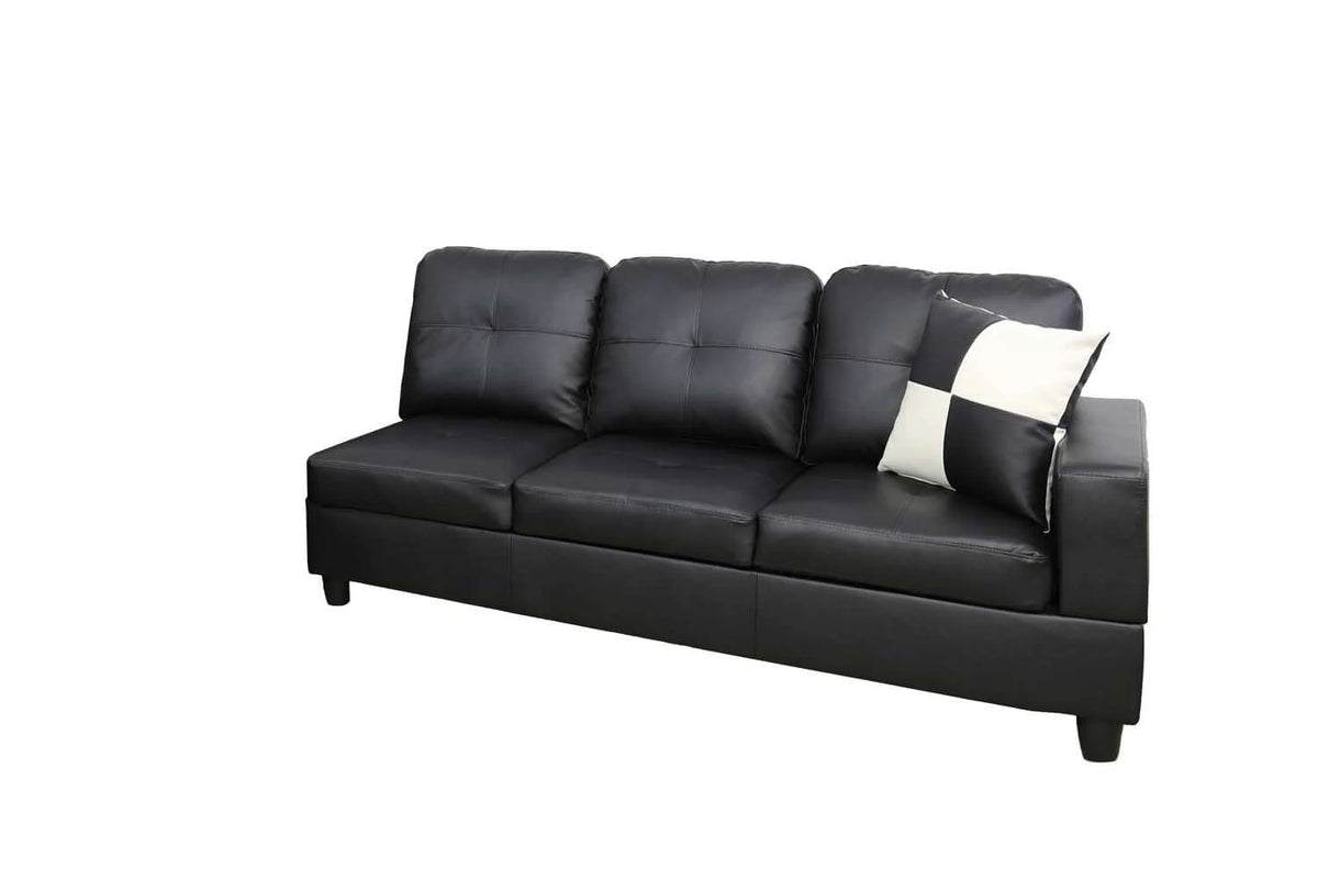 Kestrel Leather Sectional, leather detail