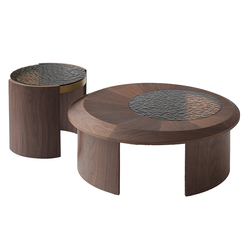 Ymir coffee table set seen from above