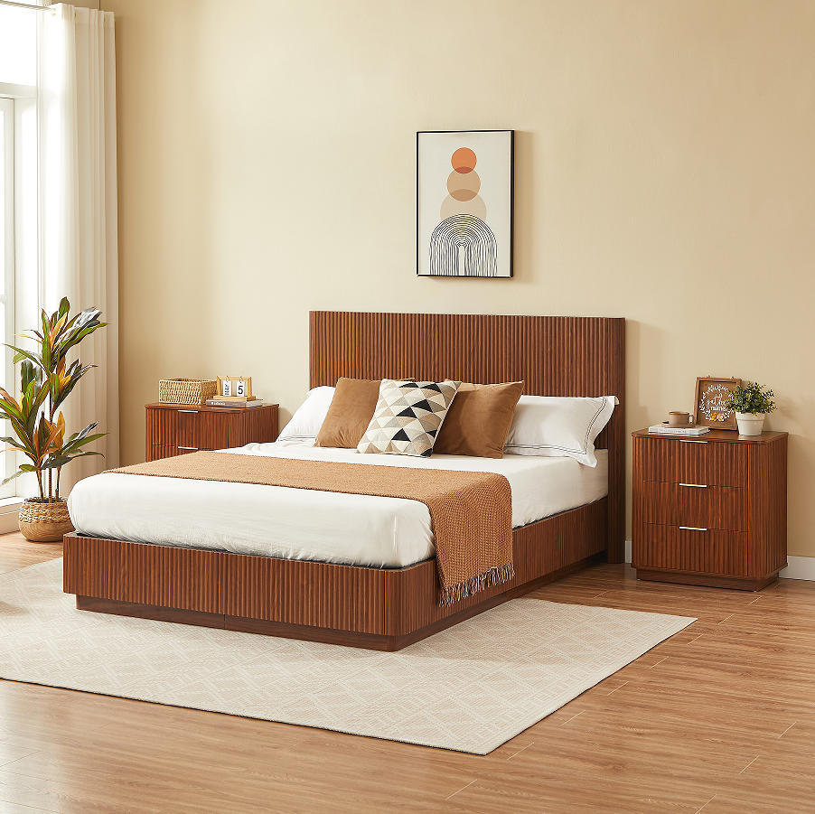Thorne nightstands in oak