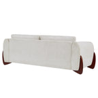 Verrin Corner Sofa, chenille upholstery detail