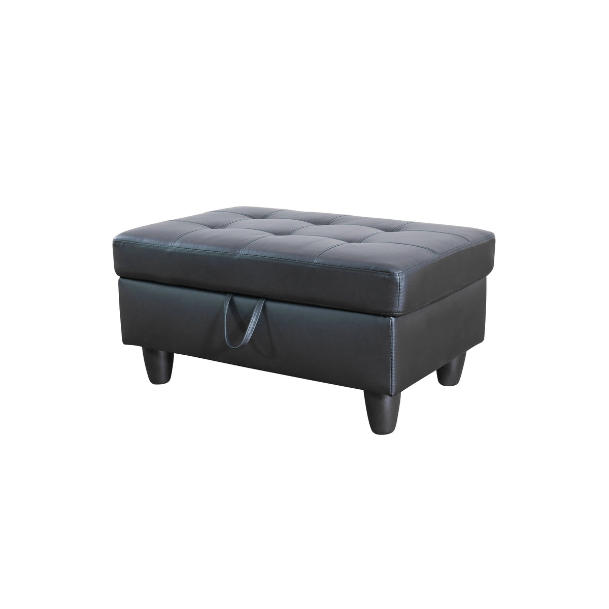 Kestrel Leather Sectional, removable sleeper