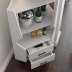 Wrexham bar cabinet in black