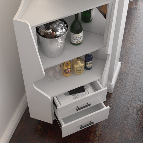Wrexham bar cabinet in black