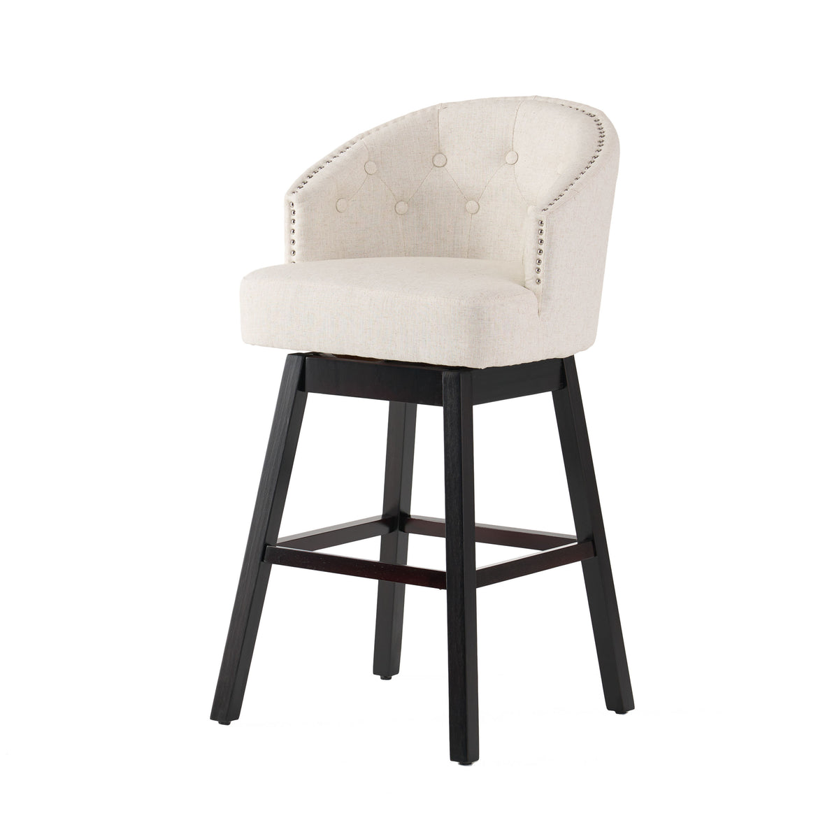 Thurso swivel bar stool seen from the side