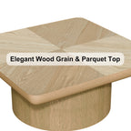 Varen nesting coffee tables styled beside a sofa