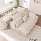Lorne Modular Sectional, pillow back detail