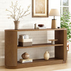 Vevey console styled in an entryway