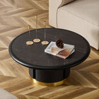 Fontaine coffee table cylindrical base detail